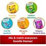 SUSSED The Wacky « Que feriez-vous ? » Jeu de cartes sociales – Chaussette de Noël pour enfants et jeu de voyage familial pour garçons et filles – Amusant et facile à jouer – Tous les âges à partir de 6 ans – Hello Yellow Deck