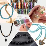 Raicegs 100 pièces 8mm perles de sélénite perles de pierres précieuses naturelles perles rondes en vrac pour la fabrication de bijoux bracelets à faire soi-même collier