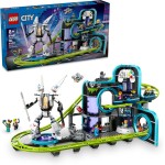 LEGO City Robot World Roller Coaster - Ensemble de construction pour enfants - Jouet d'ingénierie avec costume mécanique mobile pour garçons et filles, à partir de 8 ans - Idées cadeaux pour Noël - 60421