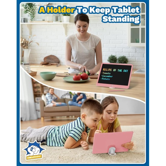TEKFUN Idées cadeaux pour adolescentes, tablette d'écriture LCD 15 pouces pour enfants âgés de 8 à 10 ans et plus, tableau de gribouillage pour filles de 4, 5, 6, 7 ans, cadeaux de fête des mères, fournitures scolaires à domicile, cadeaux de Pâques pour a TEKFUN Idées cadeaux pour adolescentes, tablette d'écriture LCD 15 pouces pour enfants âgés de 8 à 10 ans et plus, tableau de gribouillage pour filles de 4, 5, 6, 7 ans, cadeaux de fête des mères, fournitures scolaires à domicile, cadeaux de Pâques pour a