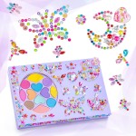 Tomons Kit de maquillage pour enfants pour filles, véritable jouet cosmétique lavable, ensemble de beauté, jouets d'anniversaire, cadeau pour filles de 3 4 5 6 7 8 9 10 ans