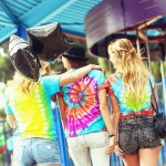 Tulip Kit de teinture en une étape 3 couleurs, techniques faciles, motifs de tissus vibrants et permanents, couleurs classiques : fuchsia, jaune turquoise