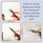 Mr. Pen- Pinces à bijoux, paquet de 3, kit de fabrication de bijoux, mini pinces pour la fabrication de bijoux, coupe-fil pour la fabrication de bijoux