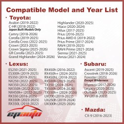 EPAuto CP157 (CF12157) Filtre à air d'habitacle de remplacement pour Toyota Camry, Corolla, RAV4, Prius, Highlander, Sienna, Lexus RX, NX, ES, Subaru Outback, Crosstrek, Mazda CX-9 – Compatible avec 2016-2025 EPAuto CP157 (CF12157) Filtre à air d'habitacle de remplacement pour Toyota Camry, Corolla, RAV4, Prius, Highlander, Sienna, Lexus RX, NX, ES, Subaru Outback, Crosstrek, Mazda CX-9 – Compatible avec 2016-2025