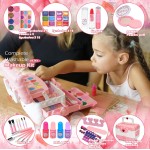 Ensembles de maquillage pour enfants pour filles – Ensembles de maquillage pour filles de 5 à 8 ans, Maquillaje para Niñas, kit de maquillage de jeu, meilleurs jouets pour petite fille, articles de princesse pour tout-petits, âges 3456789, cadeaux d'anniv