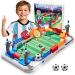 Mini jeu de société de football pour enfants : jouets de table de baby-foot pour enfants de 3, 4, 5, 6, 7, 8 à 12 ans – jeu de sport interactif de flipper à partir de 3 ans, fête à la maison – cadeau pour garçons, filles, anniversaire, Noël, petits-enfant