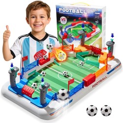 Mini jeu de société de football pour enfants : jouets de table de baby-foot pour enfants de 3, 4, 5, 6, 7, 8 à 12 ans – jeu de sport interactif de flipper à partir de 3 ans, fête à la maison – cadeau pour garçons, filles, anniversaire, Noël, petits-enfant