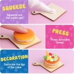 Ensemble de 12 jouets alimentaires miniatures à fabriquer soi-même, jeu en résine, non comestible, mini jeu de cuisine pour enfants de 8 à 13 ans, anniversaire pour filles de 8, 9, 10 ans, préparez votre nourriture