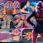 Gionlion Kit de 4200 perles de poney pour la fabrication de bracelets, 48 ​​couleurs, kit de bracelets de perles Kandi, 2500 bonbons arc-en-ciel, 1700 perles de lettre d'amitié avec cordes élastiques de 20 mètres pour la fabrication de bijoux