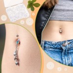 Hicarer 200 pcs Disque de perçage transparent pour piercing Bump 3/5/7/9 mm Dos de boucles d'oreilles en silicone transparent Coussinets de disque en plastique Stabilisateur, Dos de boucle d'oreille Bouchon Patchs de support de lobe d'oreille, 4 tailles