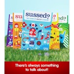 SUSSED The Wacky « Que feriez-vous ? » Jeu de cartes sociales – Chaussette de Noël pour enfants et jeu de voyage familial pour garçons et filles – Amusant et facile à jouer – Tous les âges à partir de 6 ans – Hello Yellow Deck