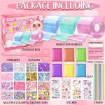Kit de bulles de nano-bande pour enfants, kit de fabrication de squishy, cadeaux d'anniversaire pour filles de 4, 5, 6, 7, 8, 9, 10 ans, jouets pour enfants pour filles de 4-6, 6-8, 8-10, 10-12 ans Kit de bulles de nano-bande pour enfants, kit de fabrication de squishy, cadeaux d'anniversaire pour filles de 4, 5, 6, 7, 8, 9, 10 ans, jouets pour enfants pour filles de 4-6, 6-8, 8-10, 10-12 ans