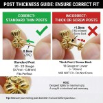 Dos de boucles d’oreilles magiques originaux pour oreilles tombantes |