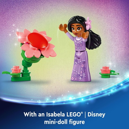 LEGO Disney Encanto Le pot de fleurs d'Isabela, jouet de fleur d'orchidée à construire pour enfants avec mini-poupée Disney Encanto, jouet pour jouer et exposer, cadeau amusant pour filles et garçons de 9 ans, 43237 LEGO Disney Encanto Le pot de fleurs d'Isabela, jouet de fleur d'orchidée à construire pour enfants avec mini-poupée Disney Encanto, jouet pour jouer et exposer, cadeau amusant pour filles et garçons de 9 ans, 43237