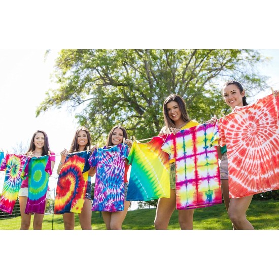 Kit de teinture tie-dye 12 couleurs Tulip - Kaléidoscope